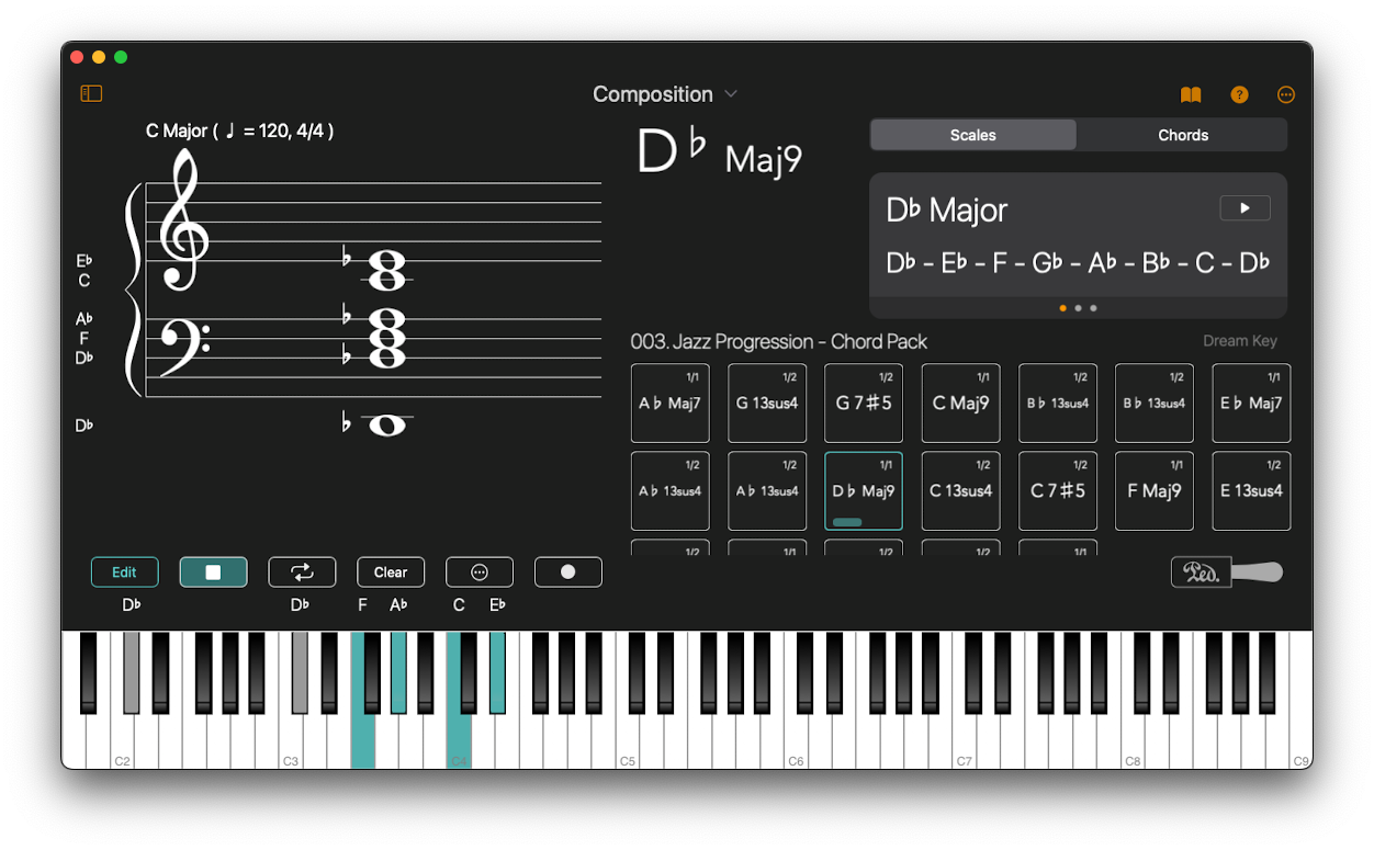 Composition Workspace feature